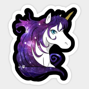 Unicorn Space Sticker